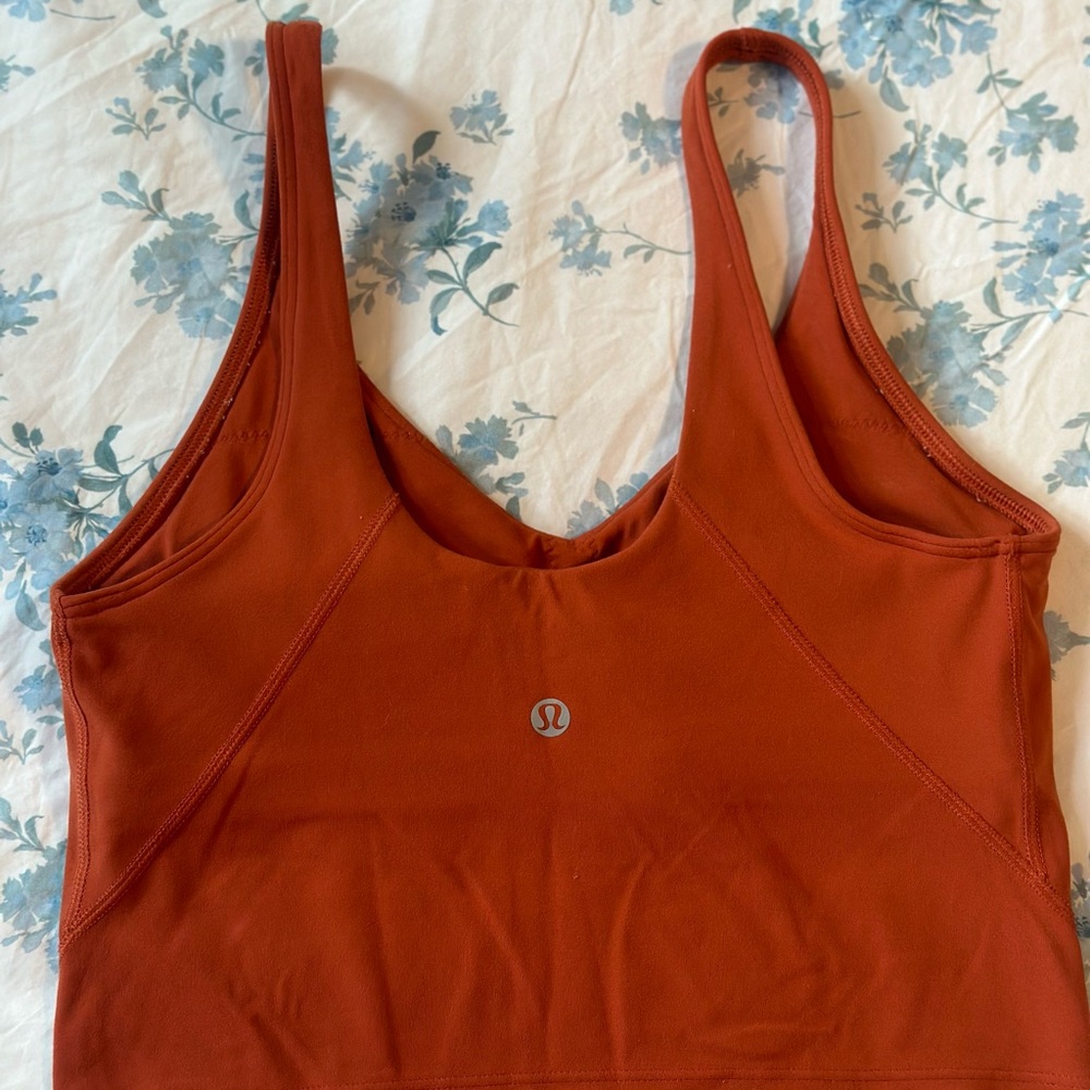 lululemon athletica Brown Seamless Sports Bra